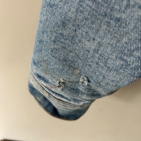 Men's Vintage President Stone Sherpa Lined Jean Jacket - Picture 4 of 6